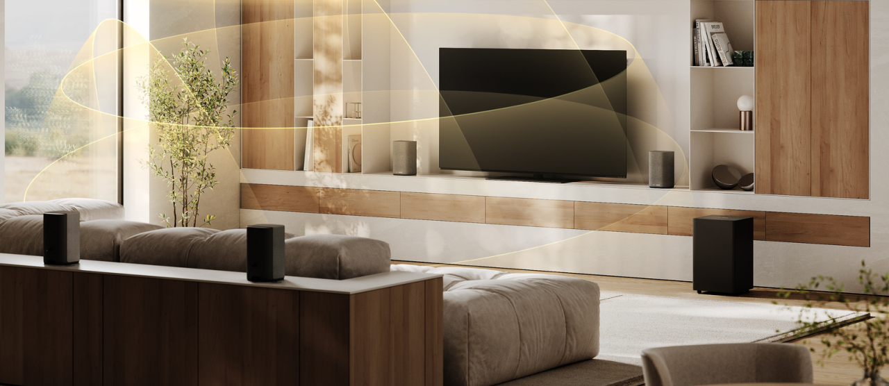 Loewe We. BOOST: Drahtloses Dolby Atmos Heimkino – Plug & Play Eleganz