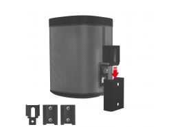 Vebos portable wandhalterung Sonos Play 1 schwarz