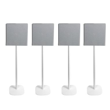 Vebos Lautsprecherständer Sony BRAVIA Theatre Quad weiß (4 Stück)