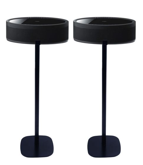 Set mit zwei Standfüße für Yamaha MusicCast 50 in Schwarz