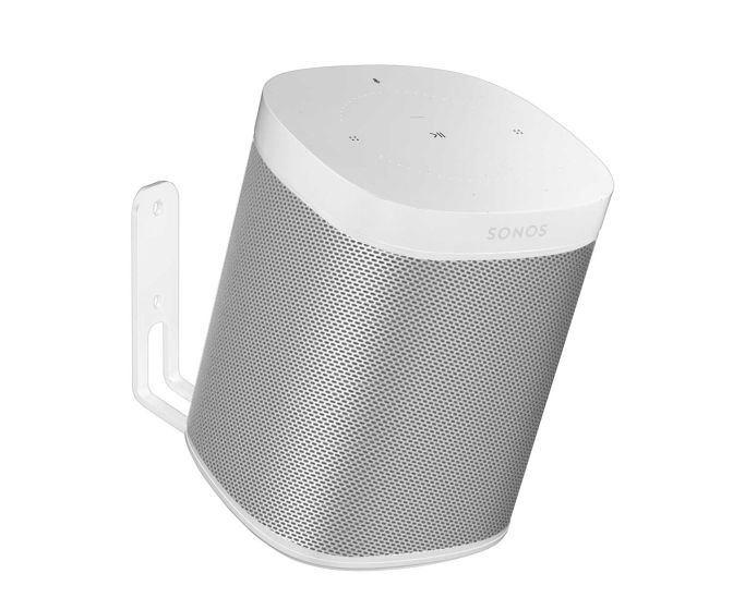 Wandhalterung für Sonos One weiß 20 grad