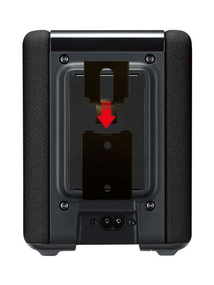 Portable wandhalterung für Yamaha MusicCast WX 010 in Schwarz