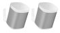 Set mit zwei Wandhalterungen für Sonos One SL 20 grad in Weiß