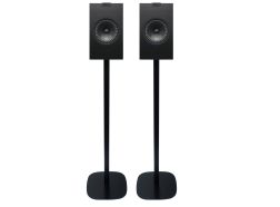 Vebos Regal Lautsprecher Boxenständer schwarz set 17x22
