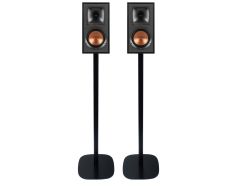 Set mit zwei Standfüße für Regal Lautsprecher in Schwarz