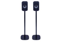 Set mit zwei Standfüße für KEF LSX in Schwarz