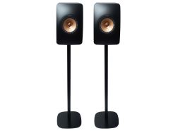 Set mit zwei Standfüße für KEF LS50 in Schwarz