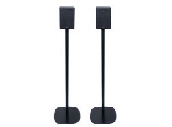 Vebos Lautsprecherständer Teufel Effekt 2 schwarz ein paar XL (100cm)