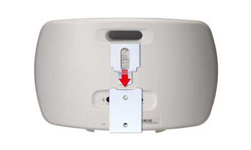 Portable wandhalterung für Pure Jongo T2X in Weiß
