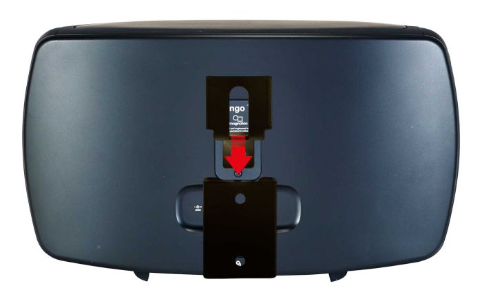 Portable wandhalterung für Pure Jongo T4X in Schwarz
