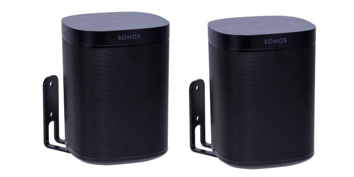 1 paar Vebos wandhalterung Sonos One schwarz