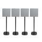 Standfuß für Sony BRAVIA Theatre Quad schwarz set