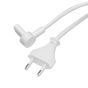 Vebos stromkabel mit Winkelstecker für Sonos Era 100 in Weiß 3m