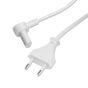 Vebos stromkabel mit Winkelstecker für Sonos Era 100 in Weiß 25cm Detailfoto