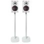 Set mit zwei Standfüße für Regal Lautsprecher weiß set 17x22