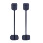 Set mit zwei Standfüße für Apple HomePod in Schwarz