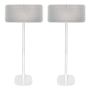 Set mit zwei Standfüße für Bluesound Mini weiß set