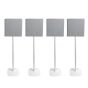 Set mit zwei Standfüße für Sony BRAVIA Theatre Quad weiß (4 Stück)