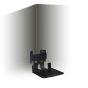 Eckhalterung für Sonos Five schwarz - vertikal Detailfoto