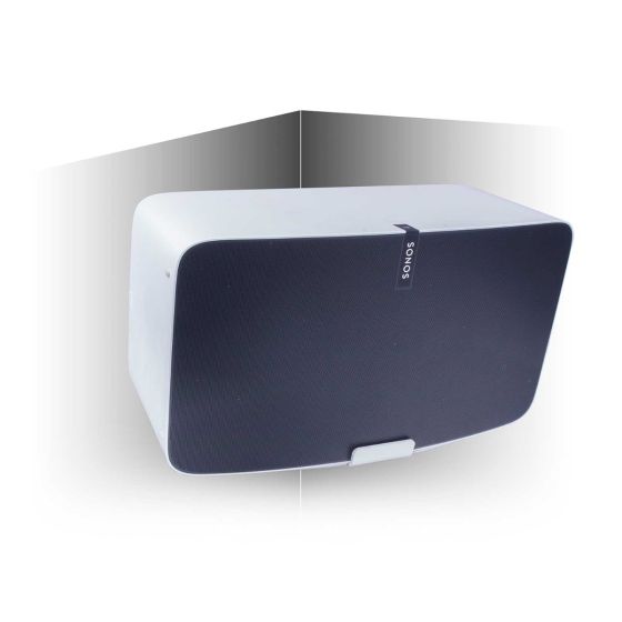 Vebos eckhalterung Sonos Five schwarz 20 grad