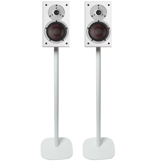Set mit zwei Standfüße für Regal Lautsprecher weiß set 17x22