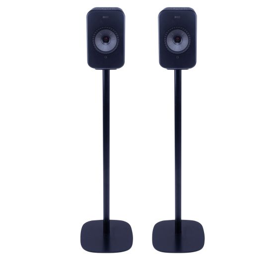 Set mit zwei Standfüße für KEF LSX in Schwarz