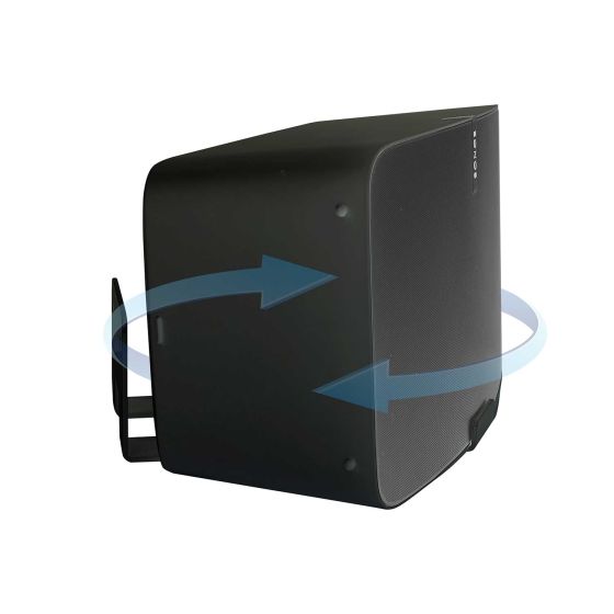 Wandhalterung für Sonos Play 5 Gen 2 drehbar in Schwarz