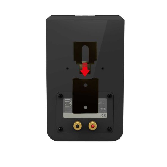 Portable wandhalterung für Bluesound Duo in Schwarz