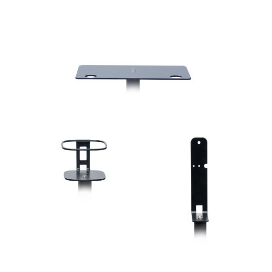 Vebos speaker stand bracket for the Sonos One in color black.