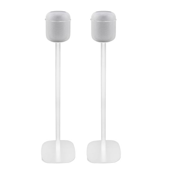 Set mit zwei Standfüße für Apple HomePod in Weiß