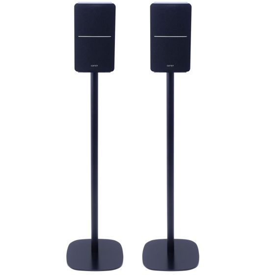 Set mit zwei Standfüße für Edifier r1280 in Schwarz Detailfoto