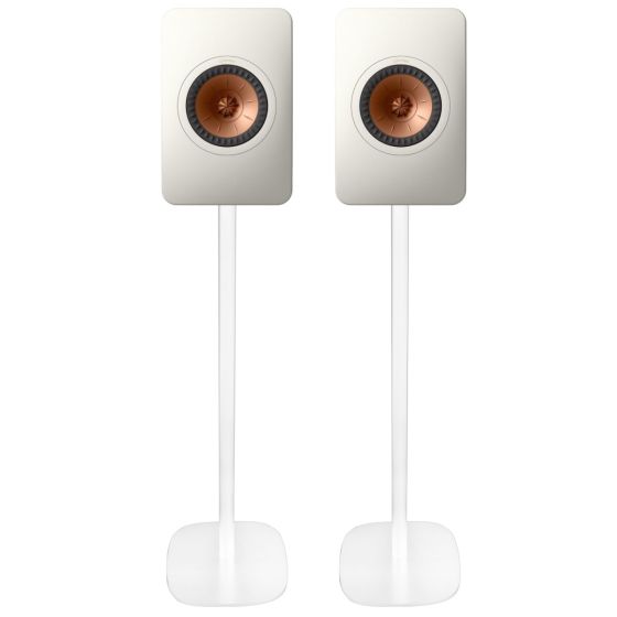 Set mit zwei Standfüße für KEF LS50 in Weiß