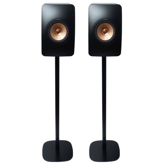 Set mit zwei Standfüße für KEF LS50 in Schwarz