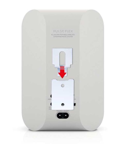 Portable wandhalterung für Bluesound Pulse Flex in Weiß