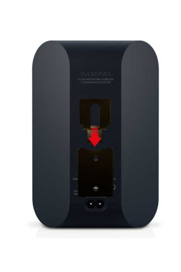 Portable wandhalterung für Bluesound Pulse Flex in Schwarz