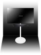 TV standfuß für Bose TV Speaker in Weiß Zusatzansicht 3