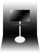 TV standfuß für Denon HEOS Home Cinema Soundbar in Weiß Zusatzansicht 3